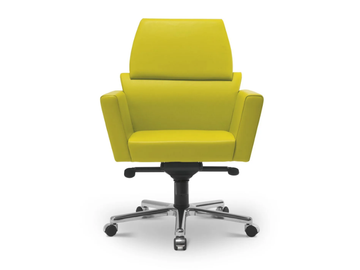 ARES - Swivel leather executive chair by i 4 Mariani - view 3